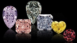 Coloured diamonds